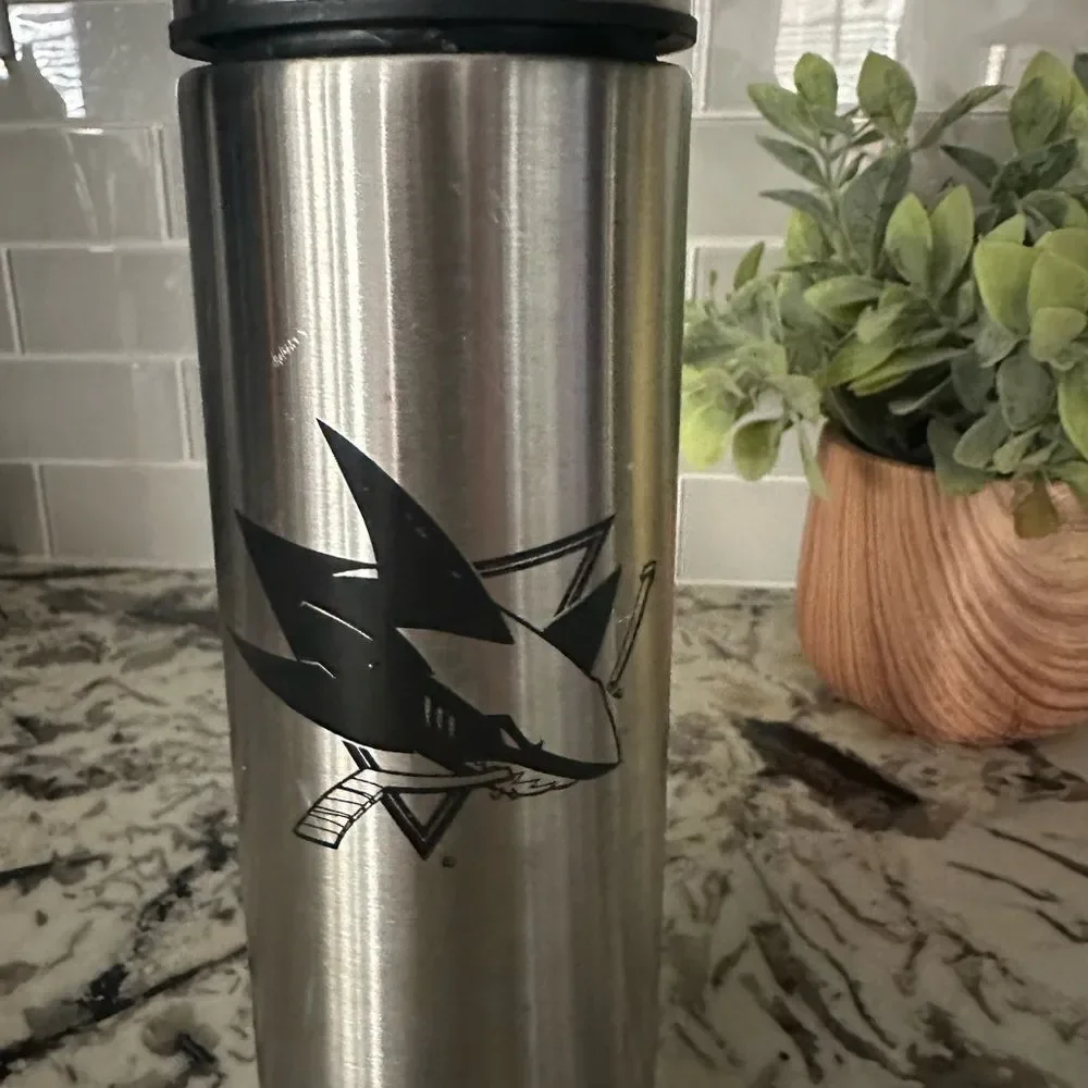 NWOT San Jose Sharks Coffee/Tea Stainless Thermo